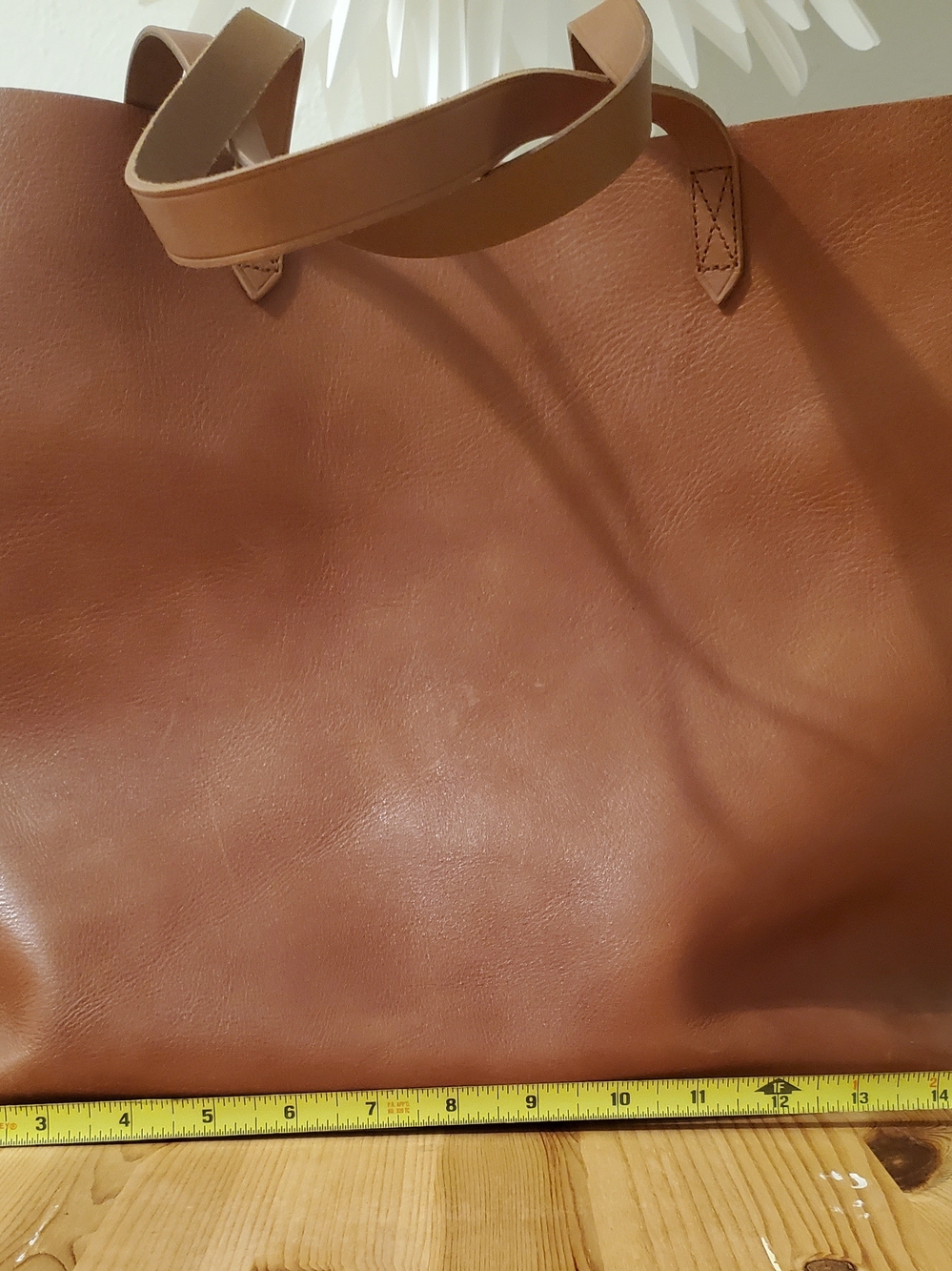 Madewell The Transport Tote In English Saddle